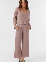 EDDIE WAFFLE KNIT TOP