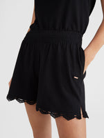 LADIES SMOCKED SHORTS