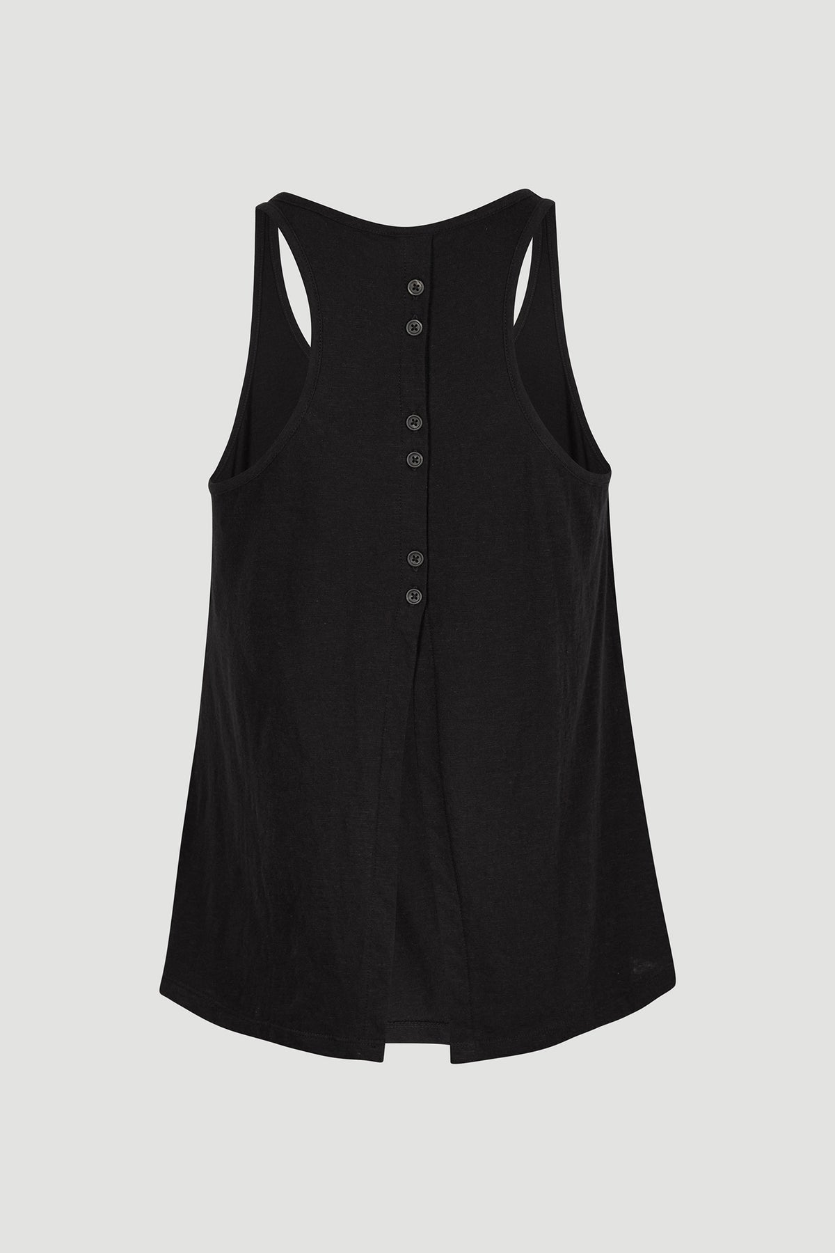 LADIES BUTTON BACK TANK TOP