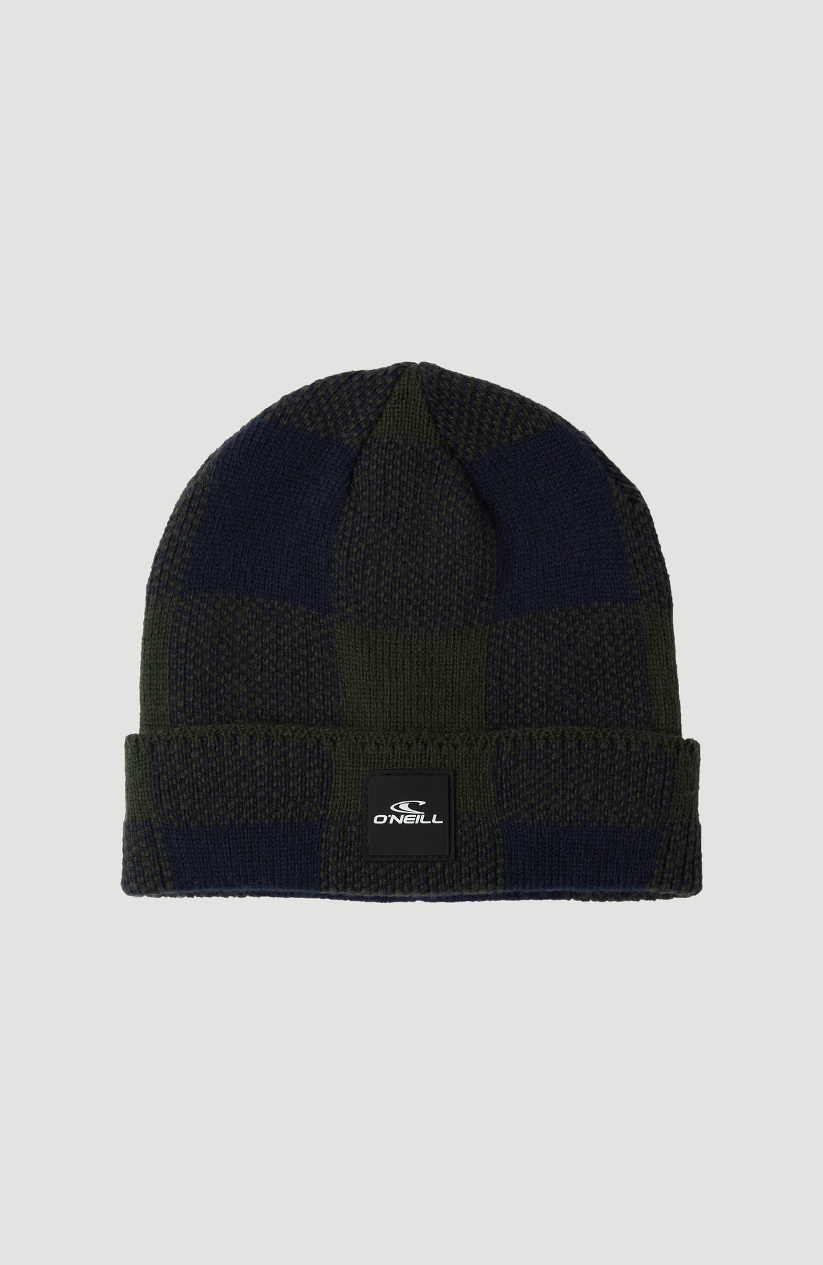 O'Neill Mens Check Mate Beanie in Ink Blue