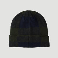 O'Neill Mens Check Mate Beanie in Ink Blue