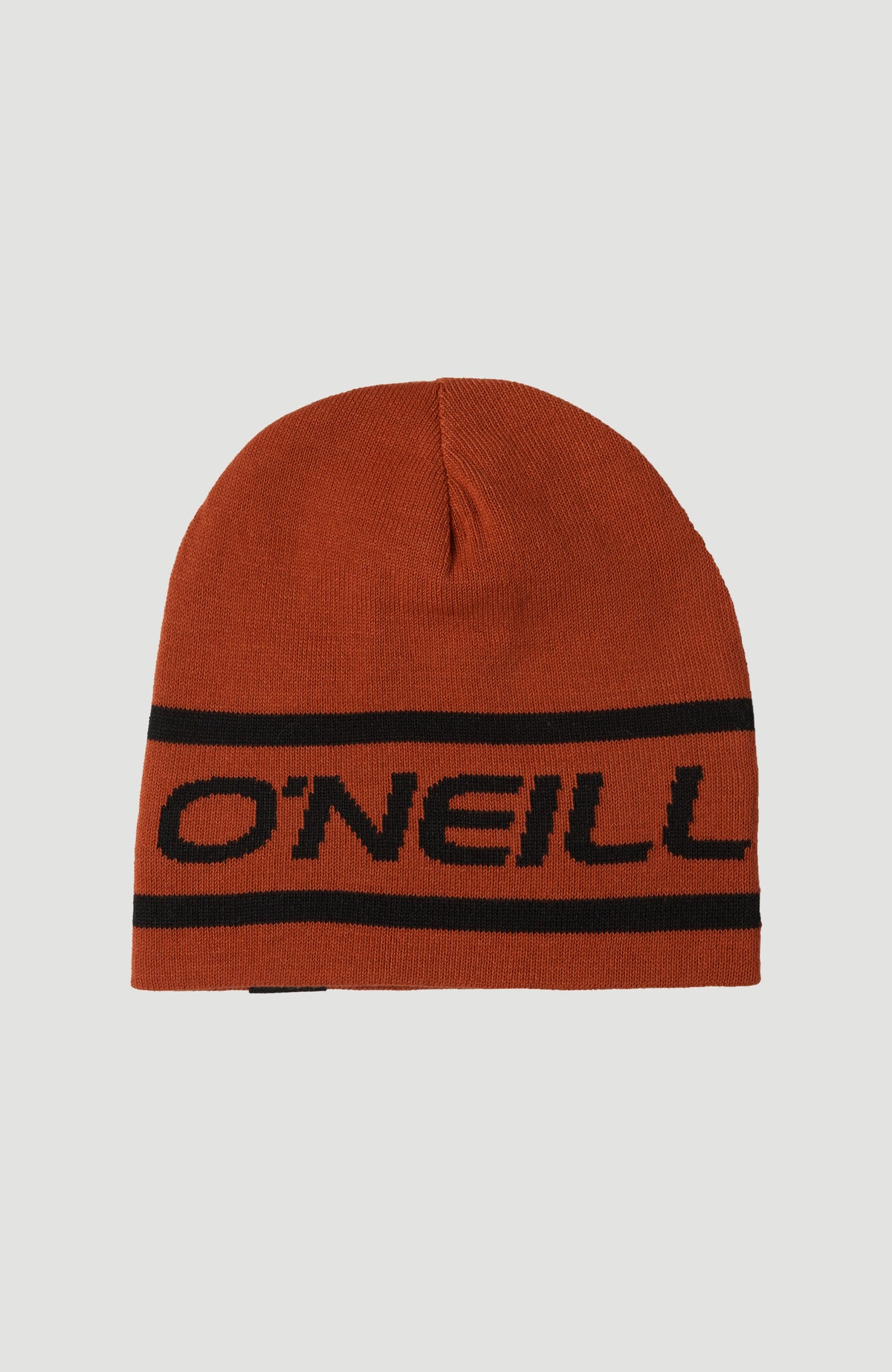 O'Neill Mens Reversible Logo Beanie in Rooibos Red