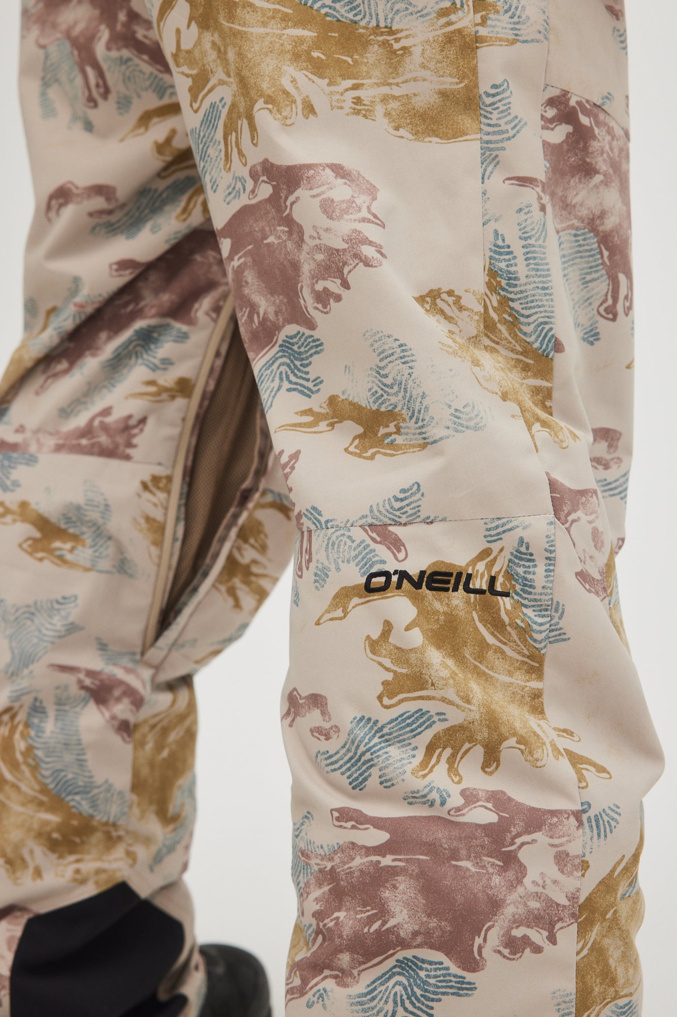 HAMMERED PRINT PANTS