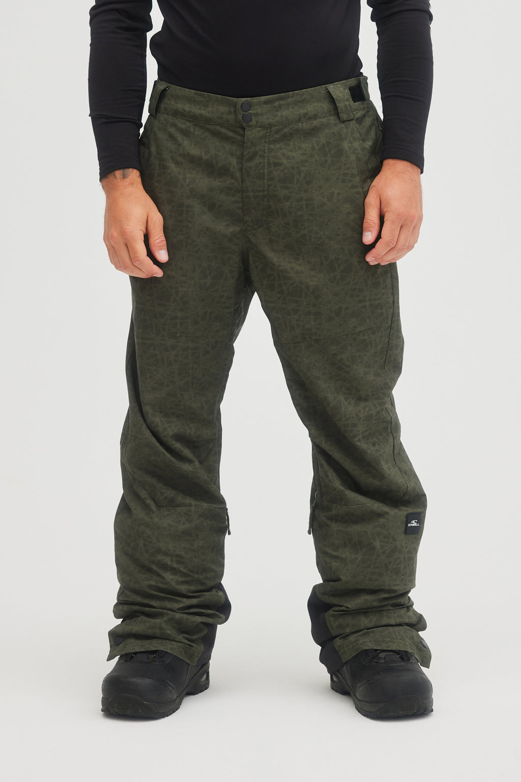 HAMMERED PRINT PANTS