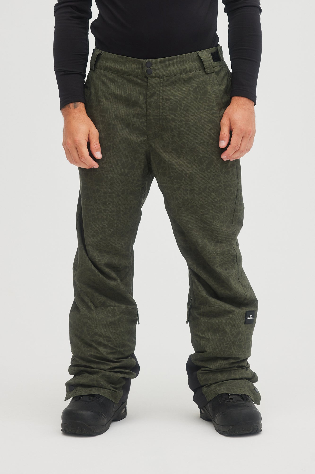 HAMMERED PRINT PANTS