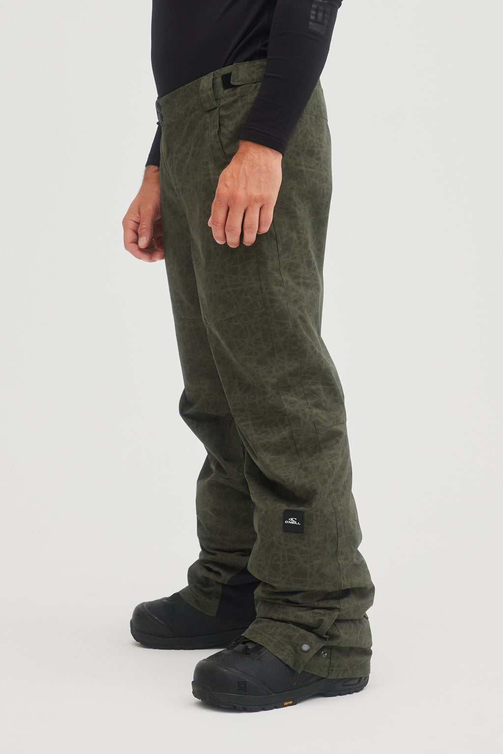 HAMMERED PRINT PANTS