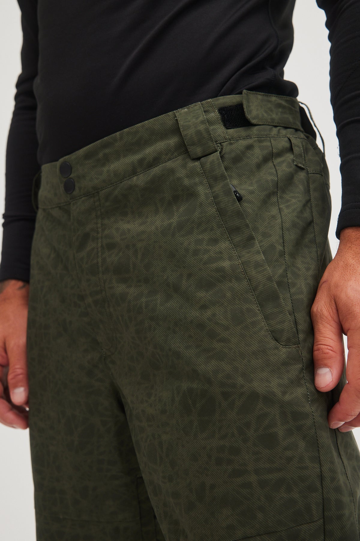 HAMMERED PRINT PANTS