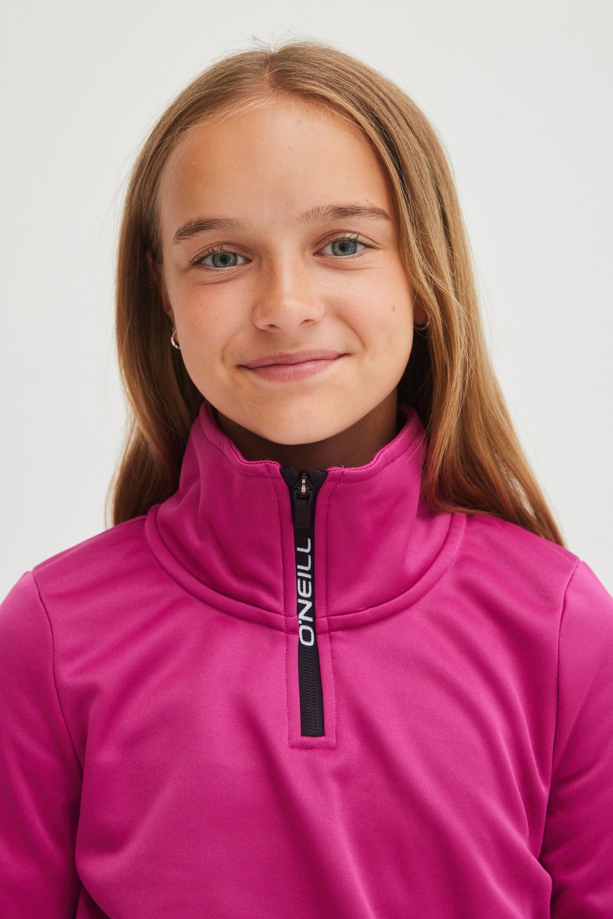 SOLID FLEECE HALF-ZIP