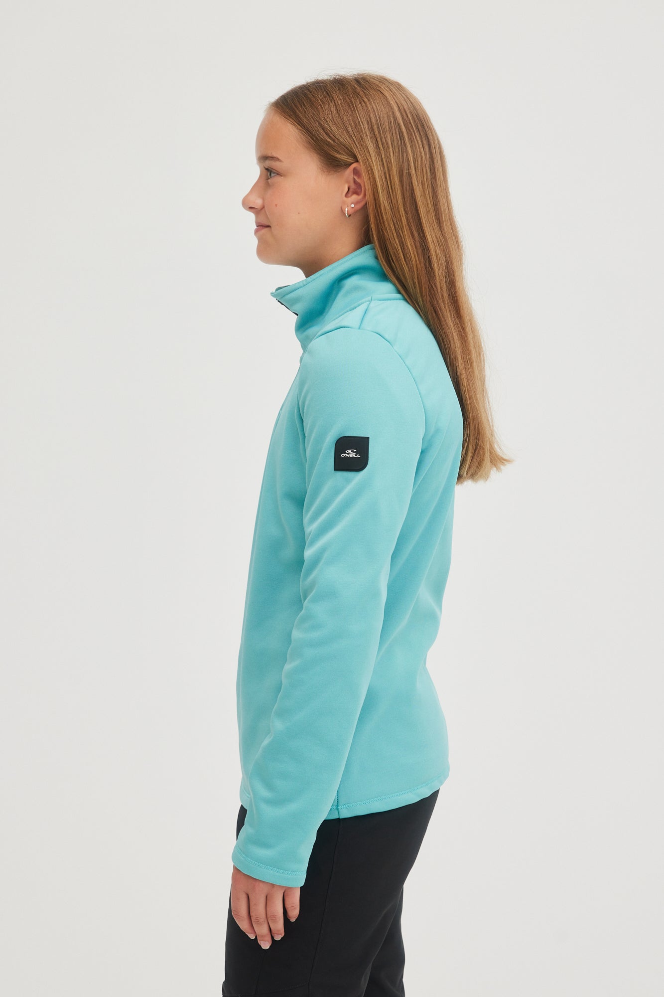 SOLID FLEECE HALF-ZIP