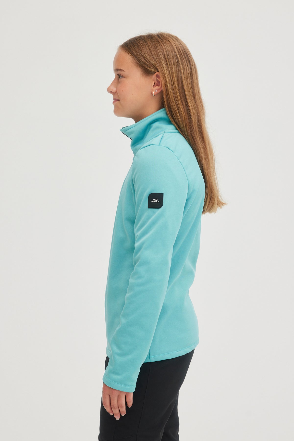 SOLID FLEECE HALF-ZIP