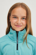 SOLID FLEECE HALF-ZIP