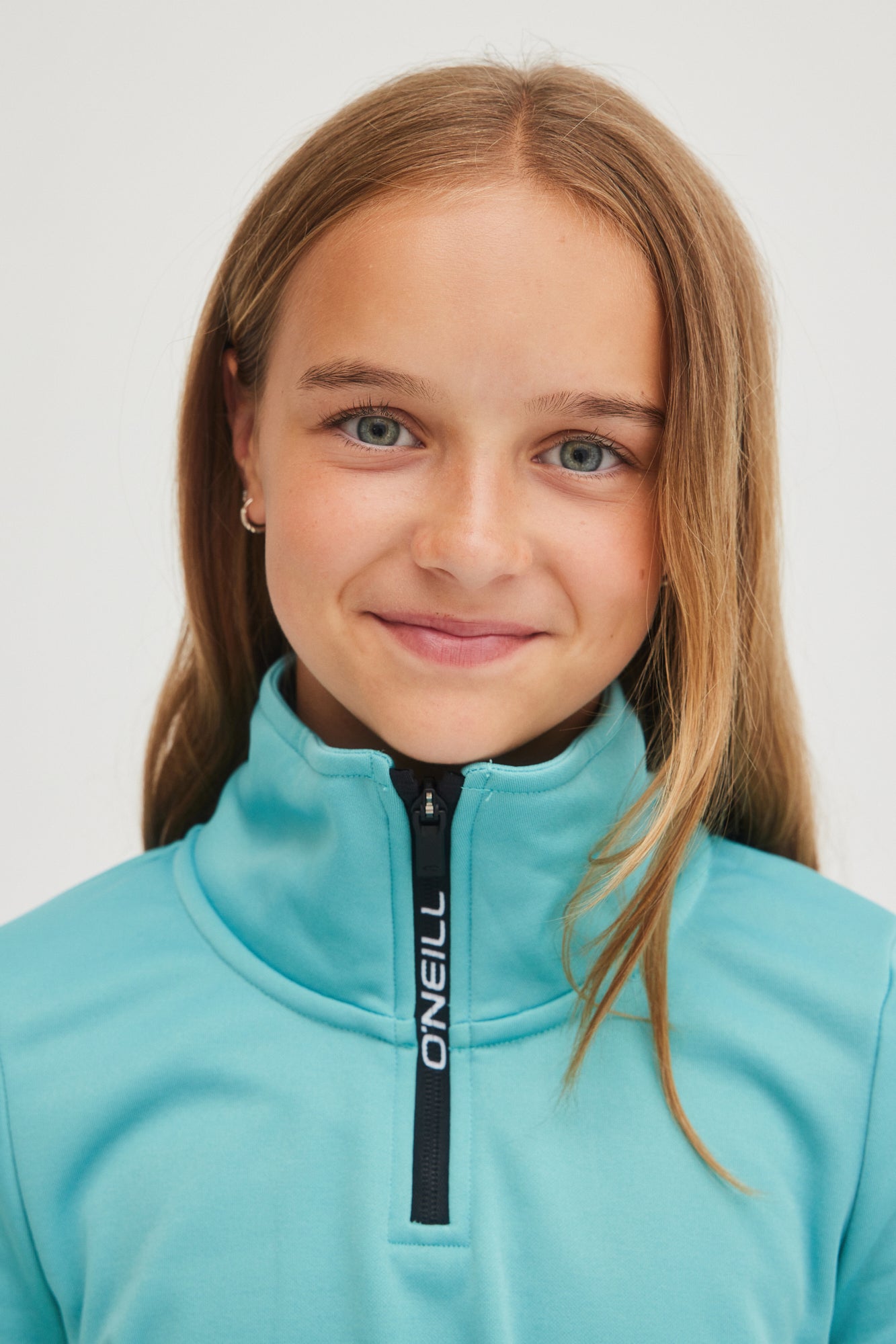 SOLID FLEECE HALF-ZIP