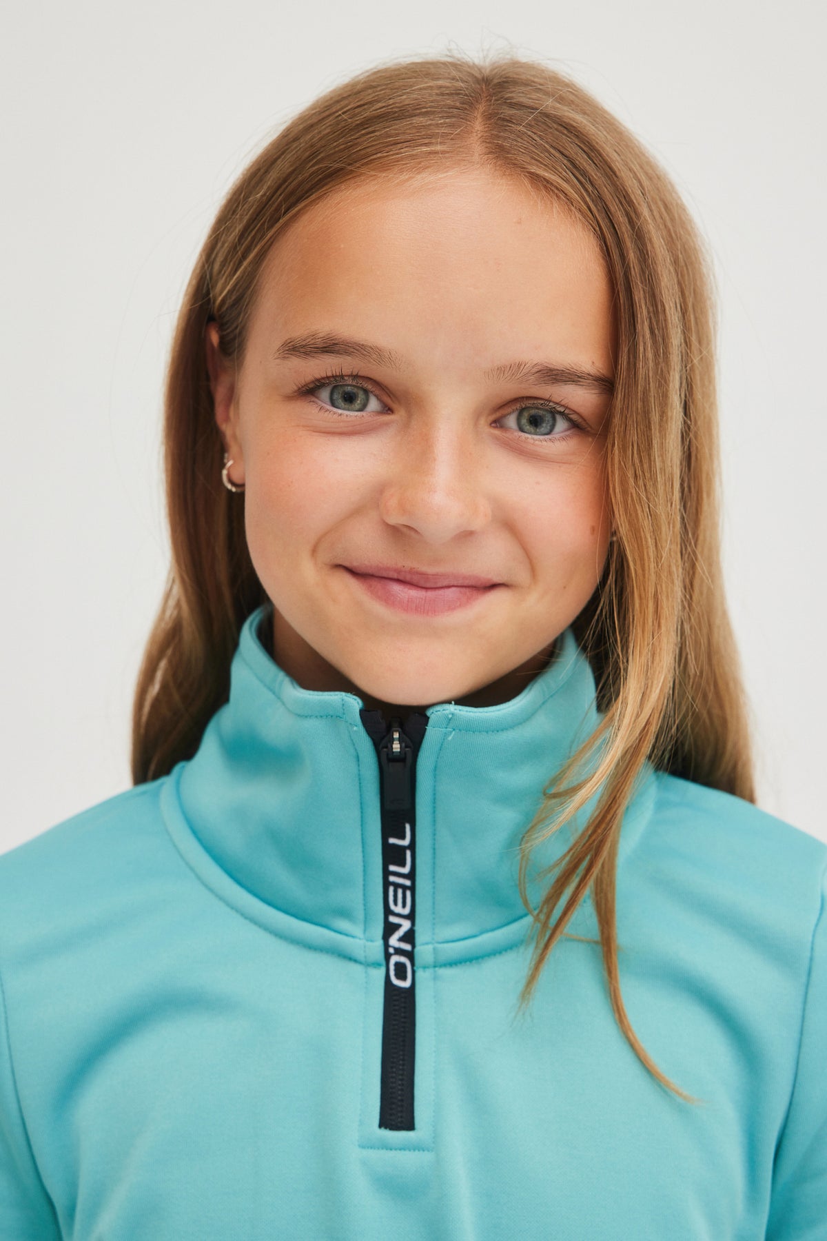 SOLID FLEECE HALF-ZIP