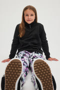 SOLID FLEECE HALF-ZIP