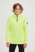 SOLID FLEECE HALF-ZIP