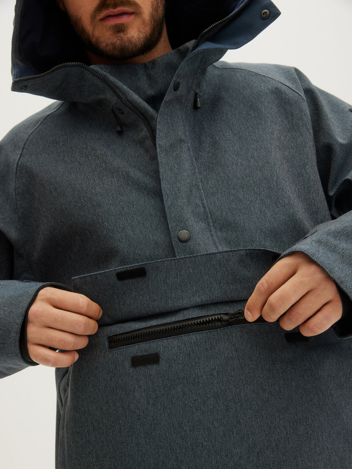 O'Neill Mens O'Riginal Anorak in Ink Blue Denim