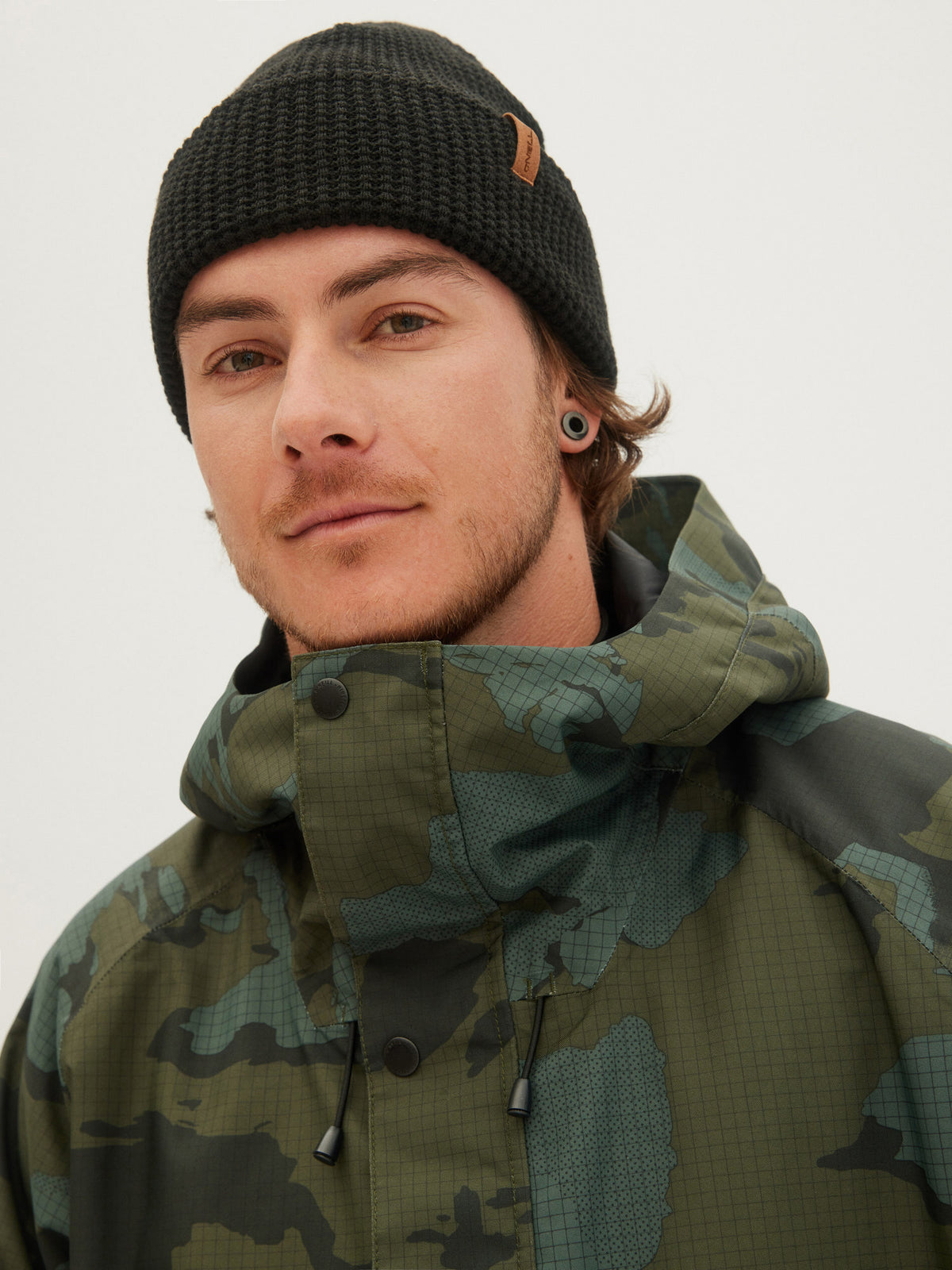 O'Neill Mens O'Riginal Anorak in Green Aop Camo