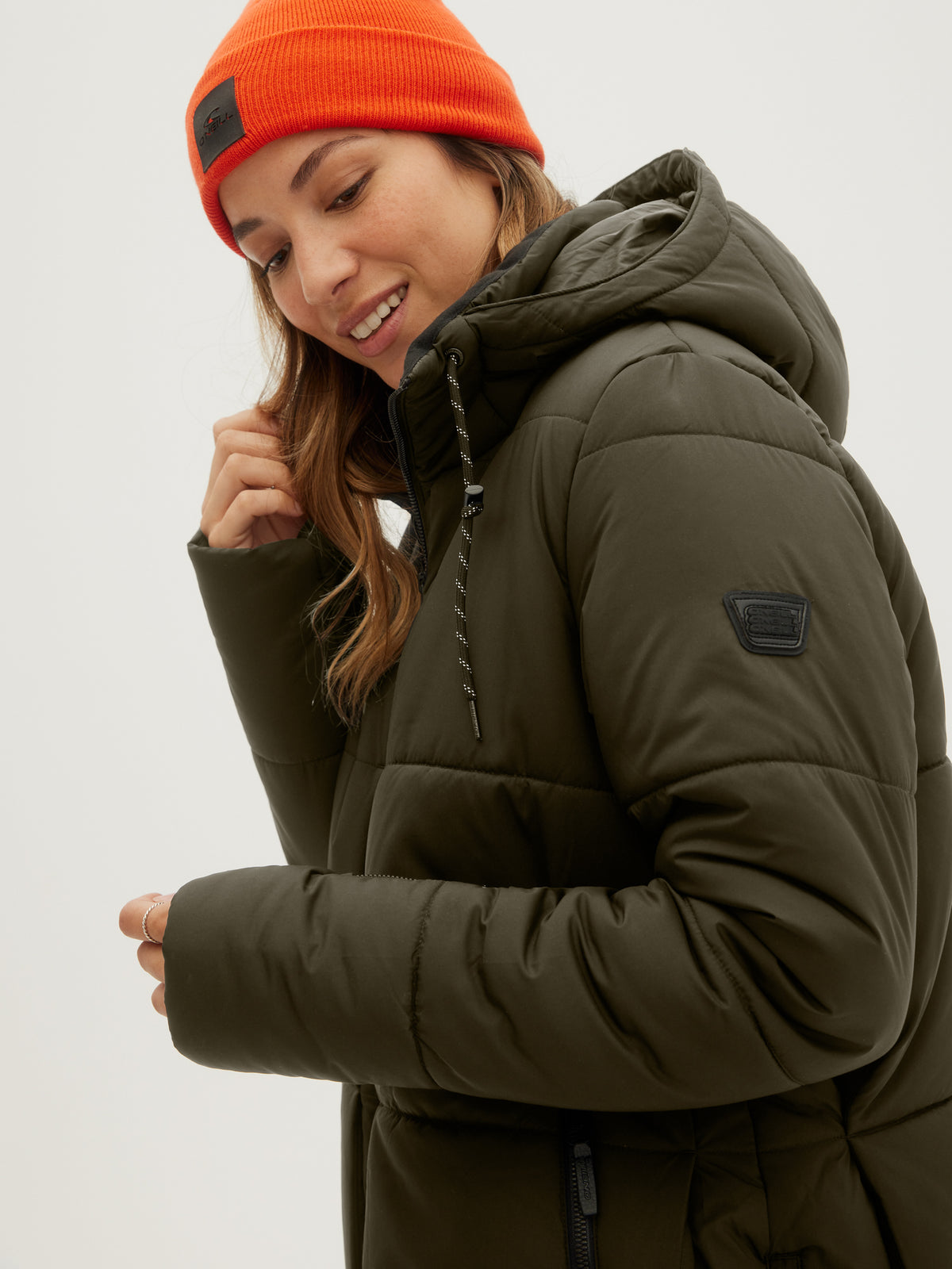 O'Neill Ladies Azurite Jacket in Army Green