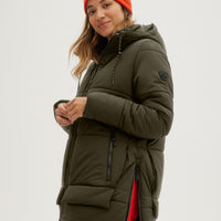 O'Neill Ladies Azurite Jacket in Army Green