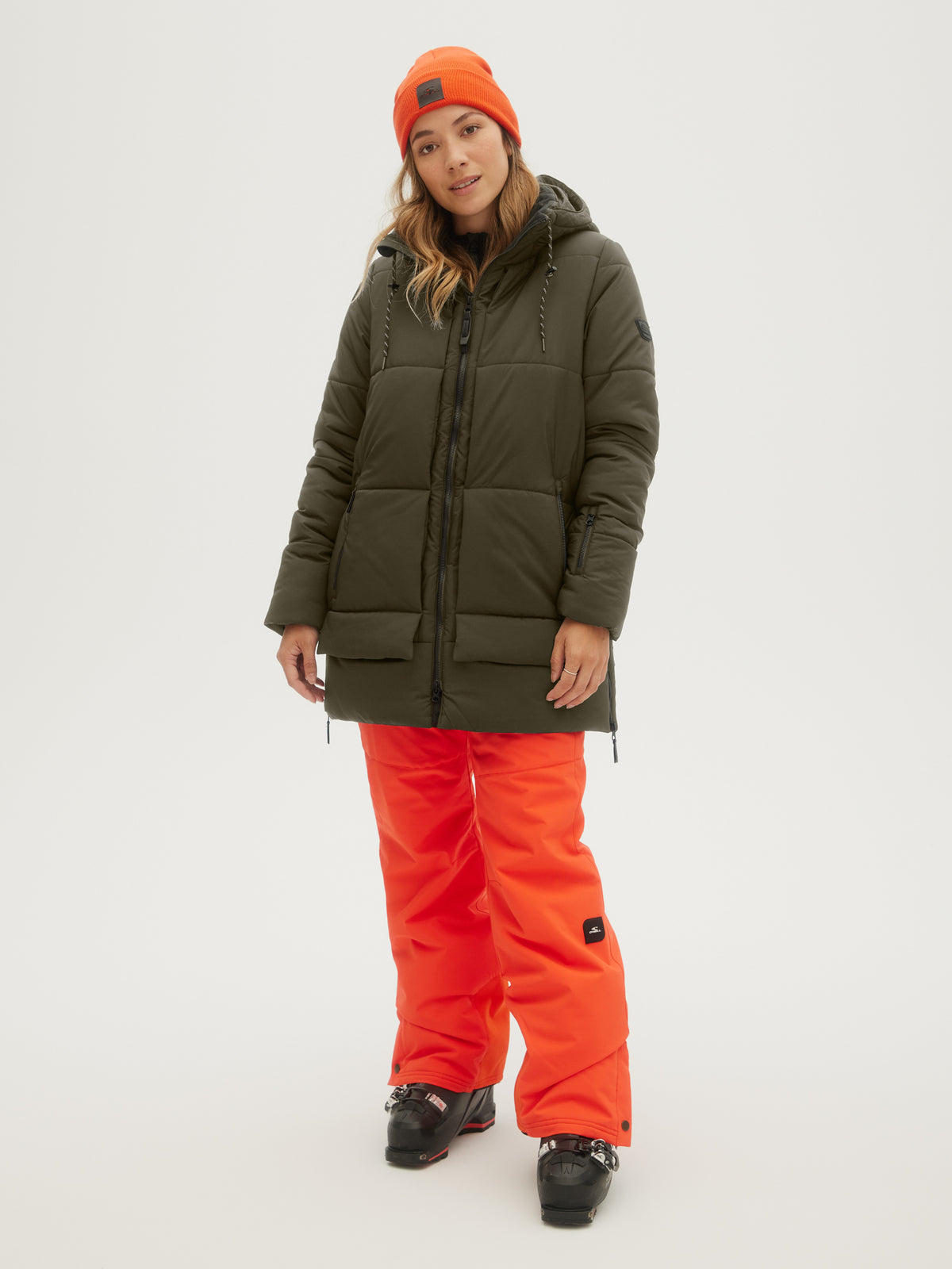 O'Neill Ladies Azurite Jacket in Army Green