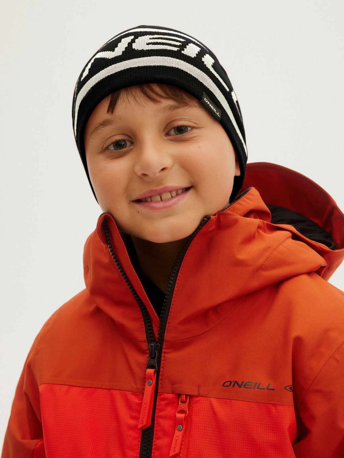 O'Neill Boys Reversible Logo Beanie in Black Out