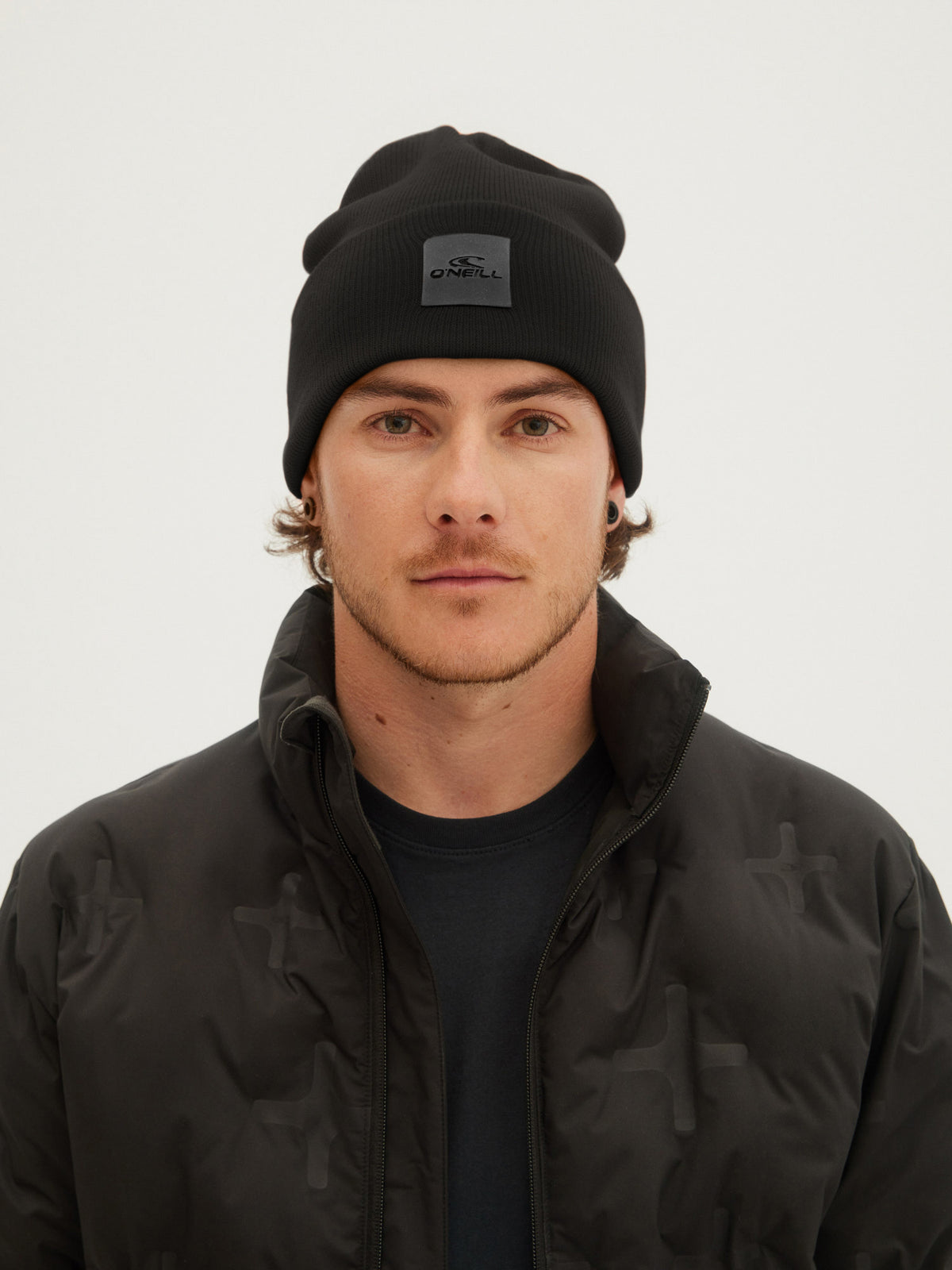 O'Neill Mens Cube Beanie in Black Out