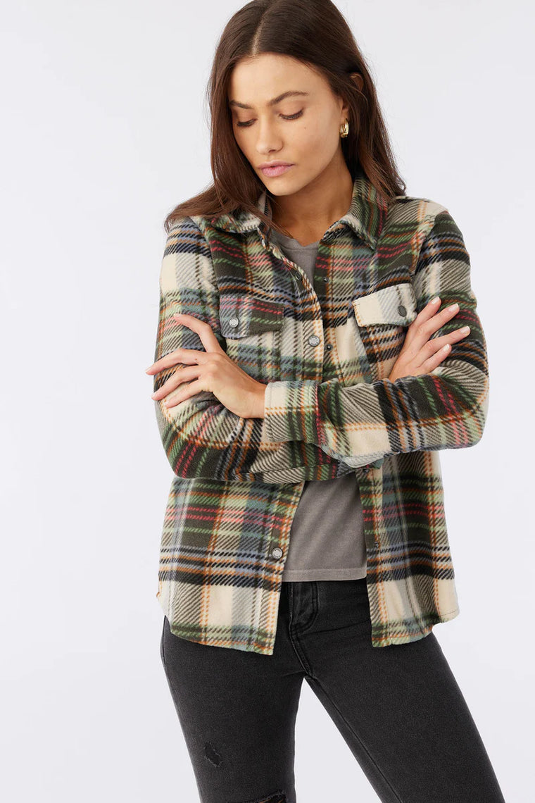 LADIES LOGAN FLANNEL TOP – O'NEILL