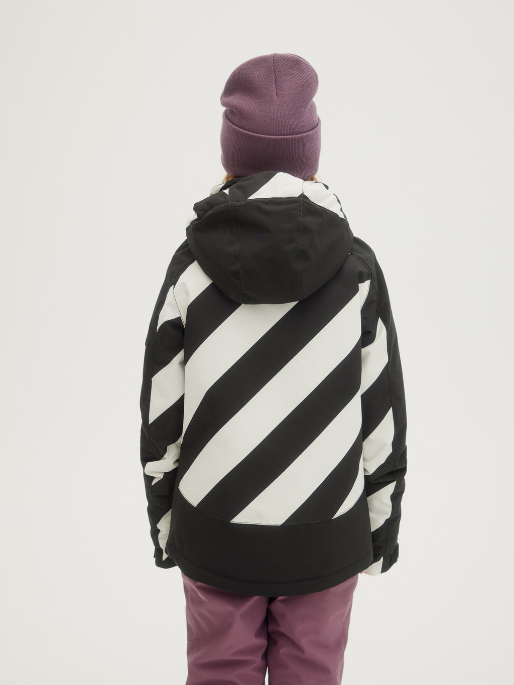 O'Neill Girls Adelite Printed Jacket in Black Out