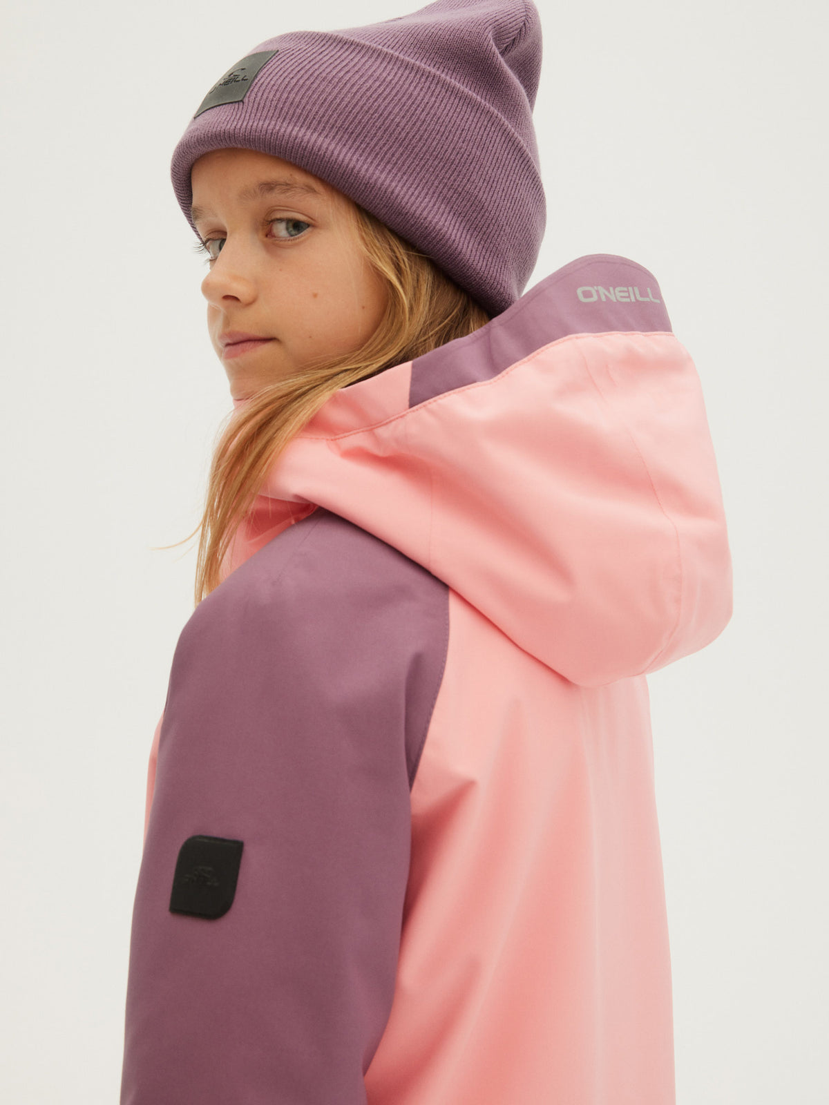 O'Neill Girls Anorak Jacket in Conch Shell