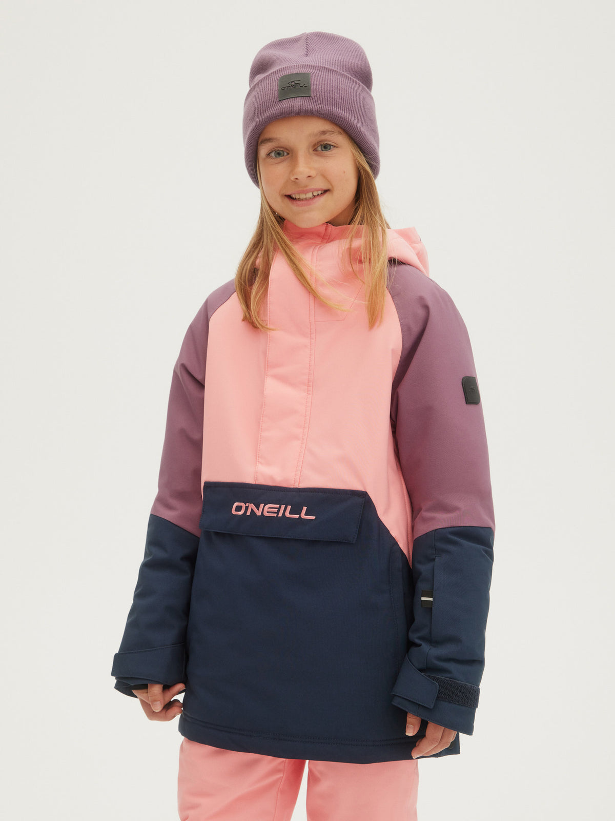 O'Neill Girls Anorak Jacket in Conch Shell
