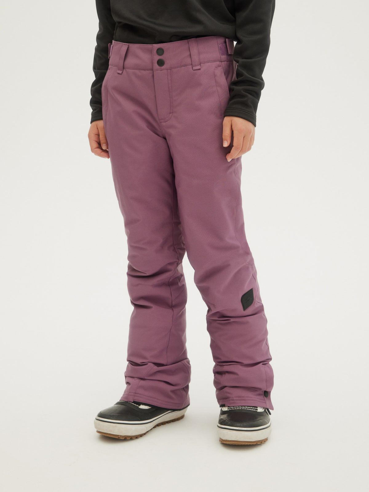 O'Neill Girls Charm Pants in Berry Conserve