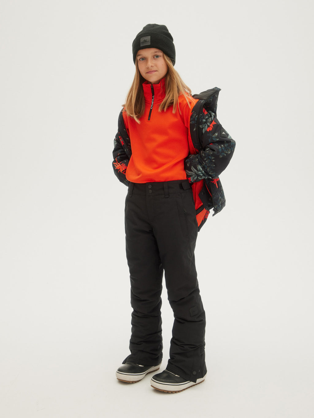 O'Neill Girls Charm Pants in Black Out