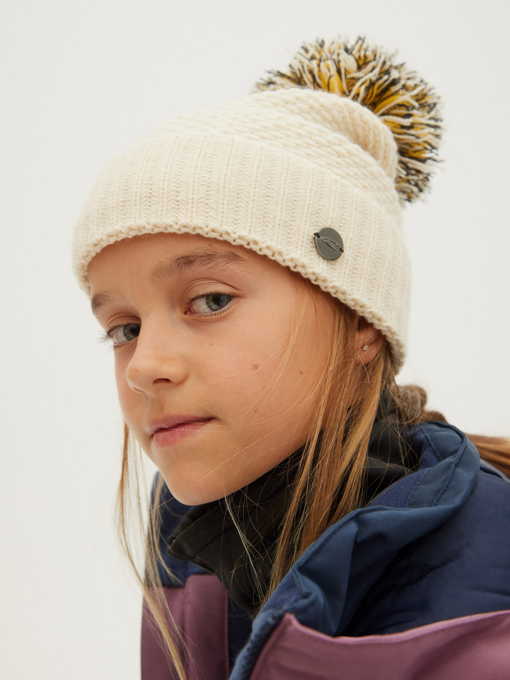 O'Neill Girls Chunky Beanie in Birch