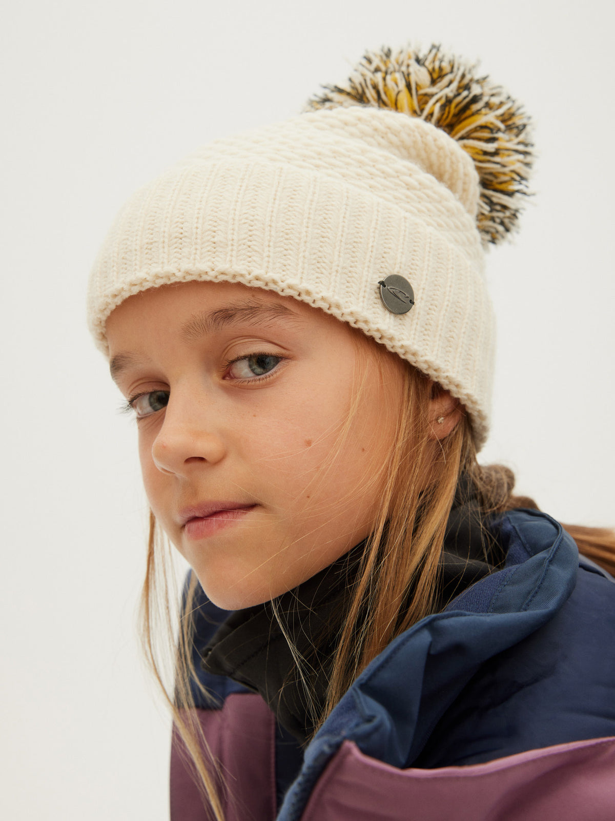 O'Neill Girls Chunky Beanie in Birch