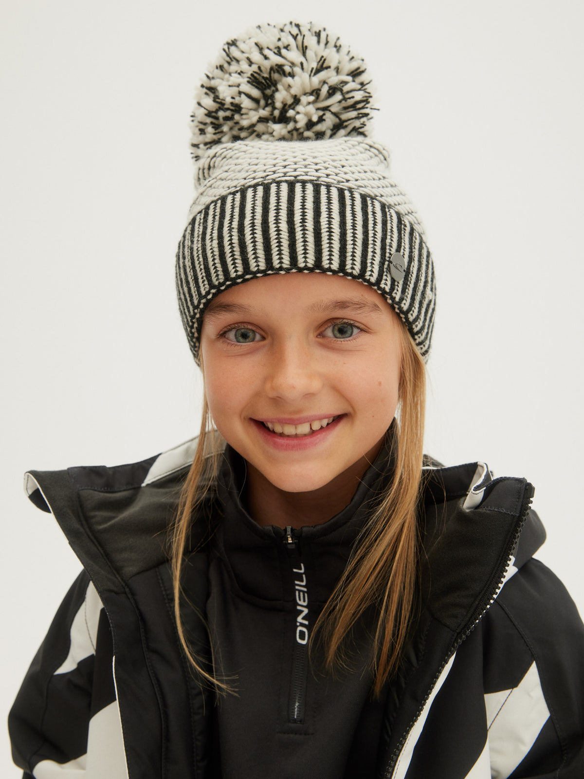 O'Neill Girls Chunky Beanie in Black Out