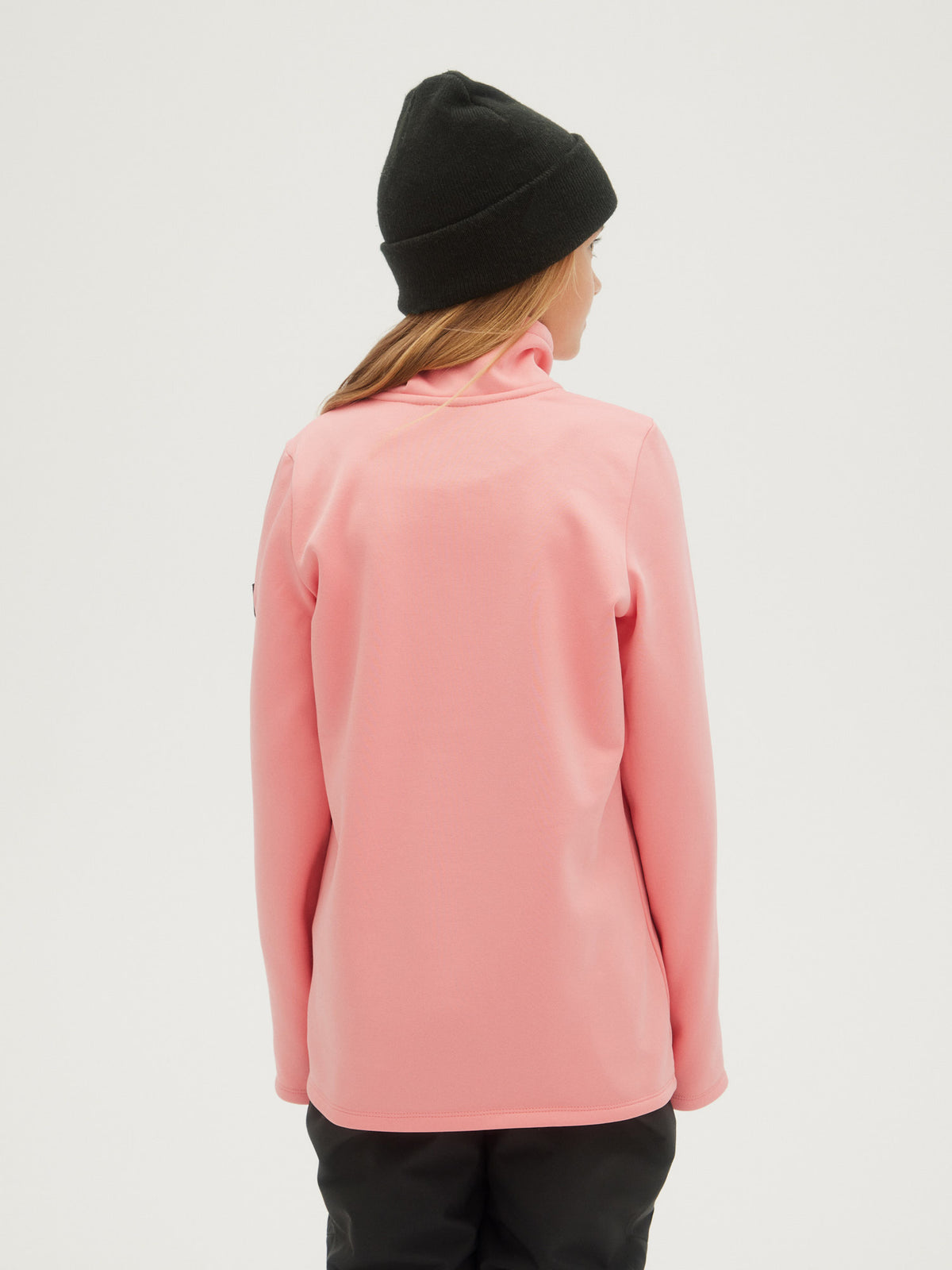 O'Neill Girls Solid Fleece Half Zip in Conch Shell