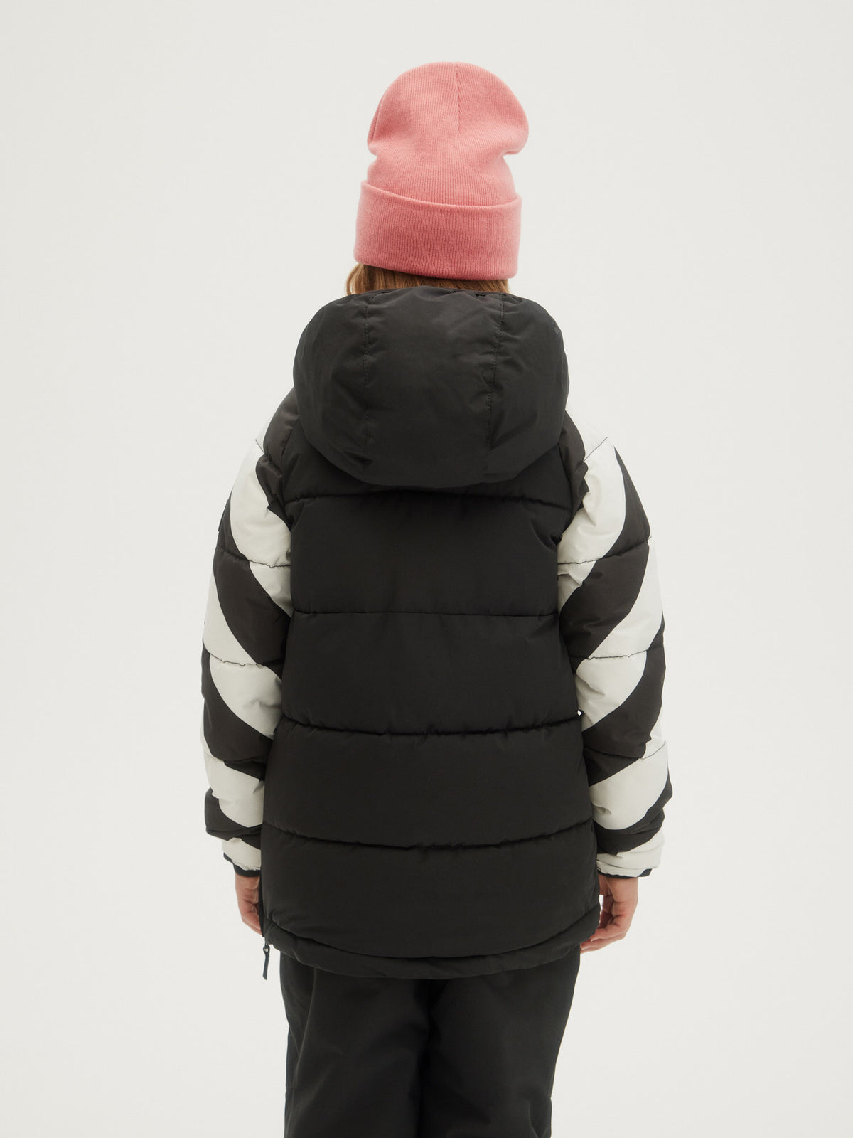O'Neill Girls Powder Puff Anorak in Black Out