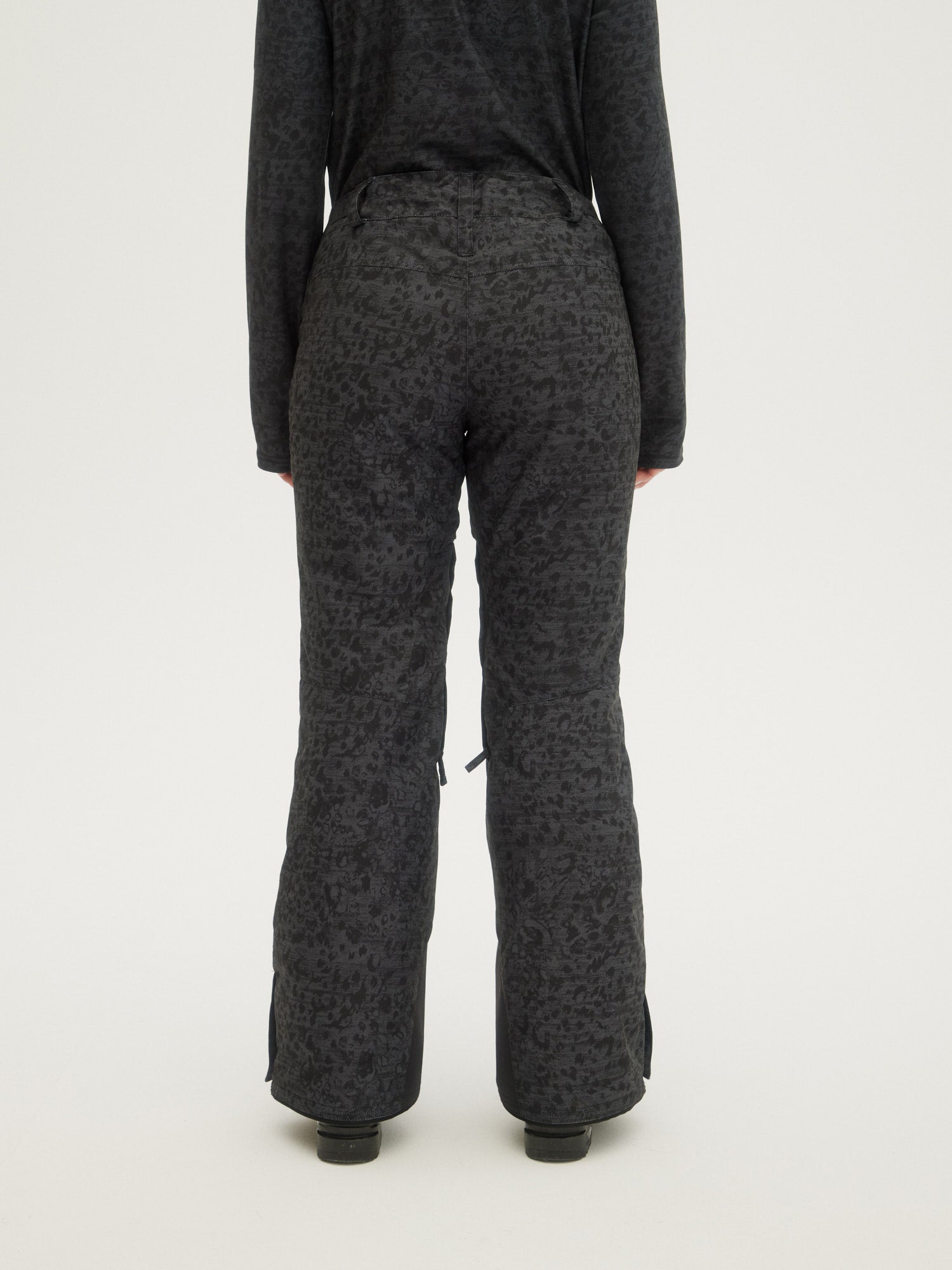 Osaar Women's 20% Lycra-80% Polyester Slim Fit Black Track Pants with Green  Pockets (Medium size, Multicolor)