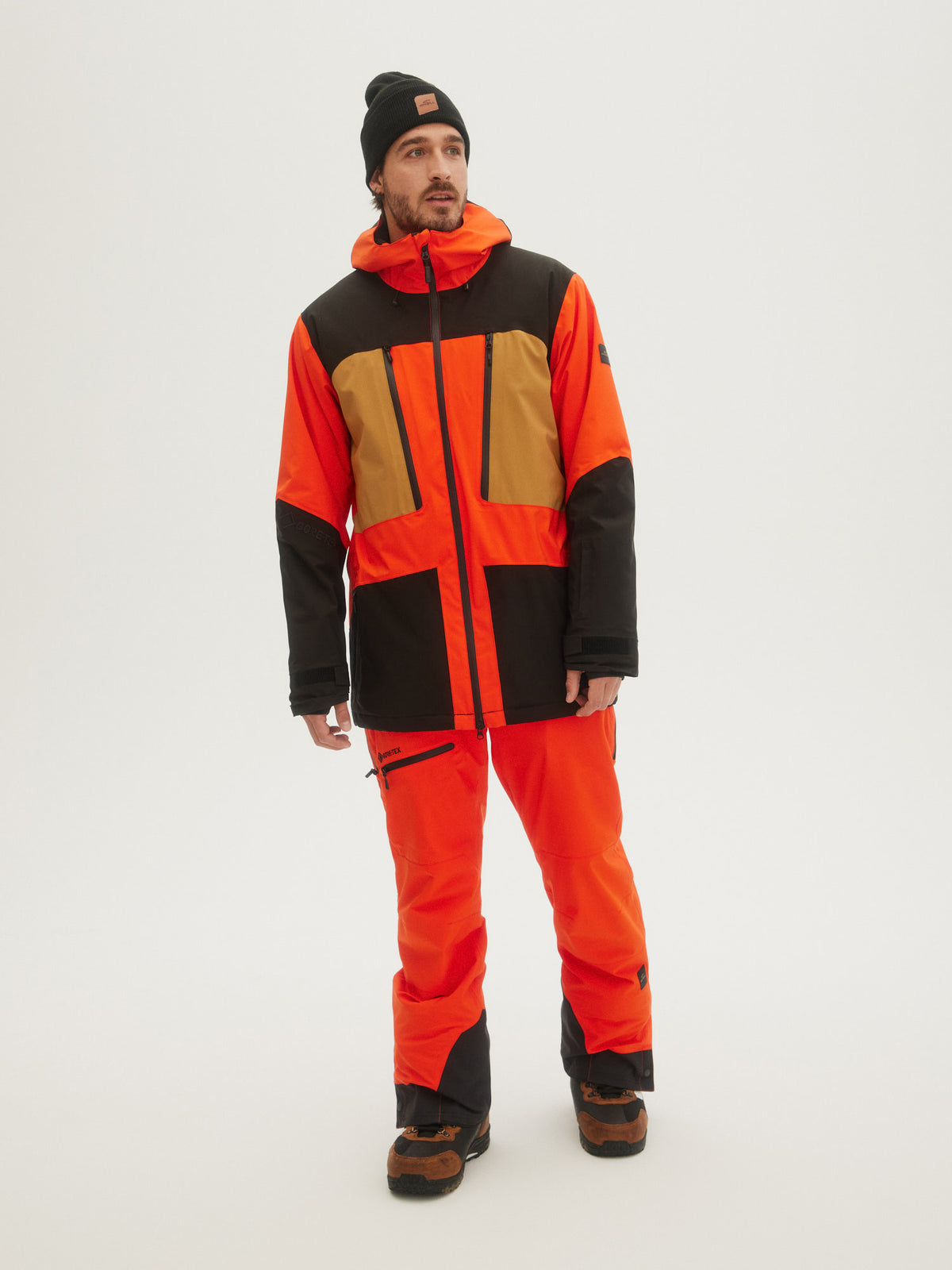 O'Neill Mens Gtx Psycho Tech Jacket in Cherry Tomato