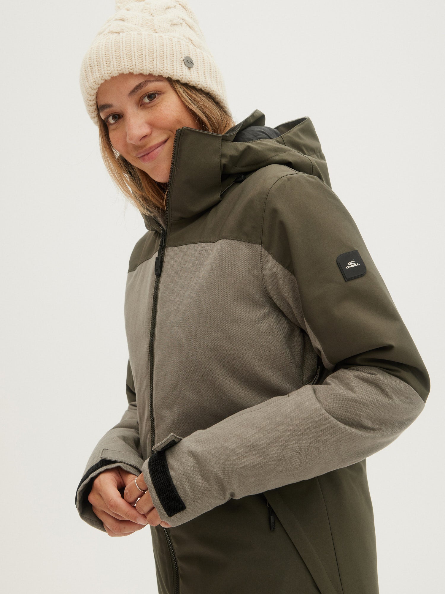 O'Neill Ladies Halo Jacket in Army Green