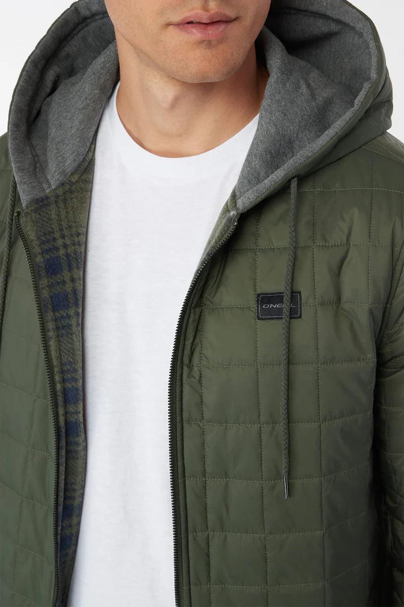 GLACIER HOOD REVERSIBLE JACKET