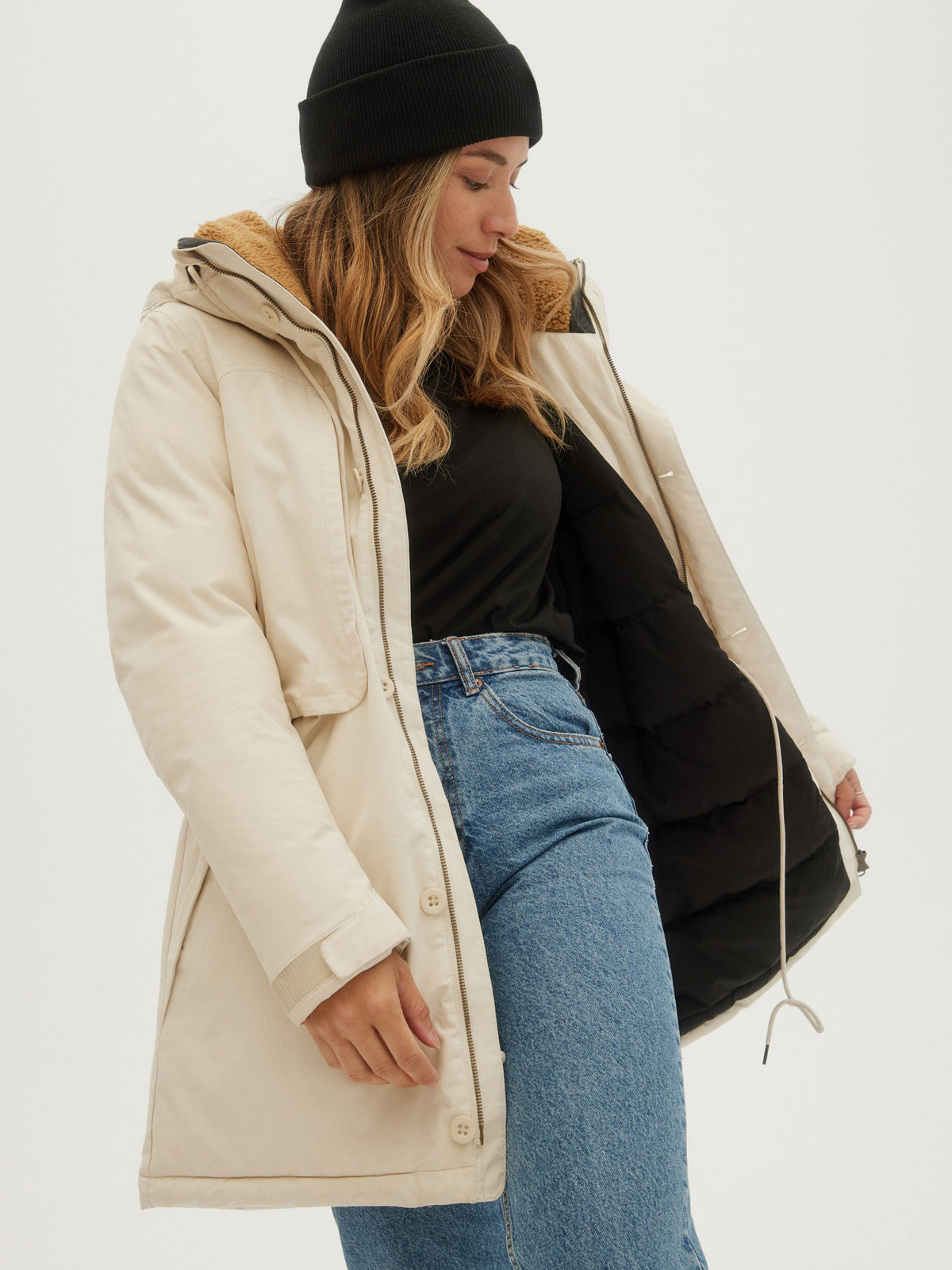 O'Neill Ladies Journey Parka Plus in Birch