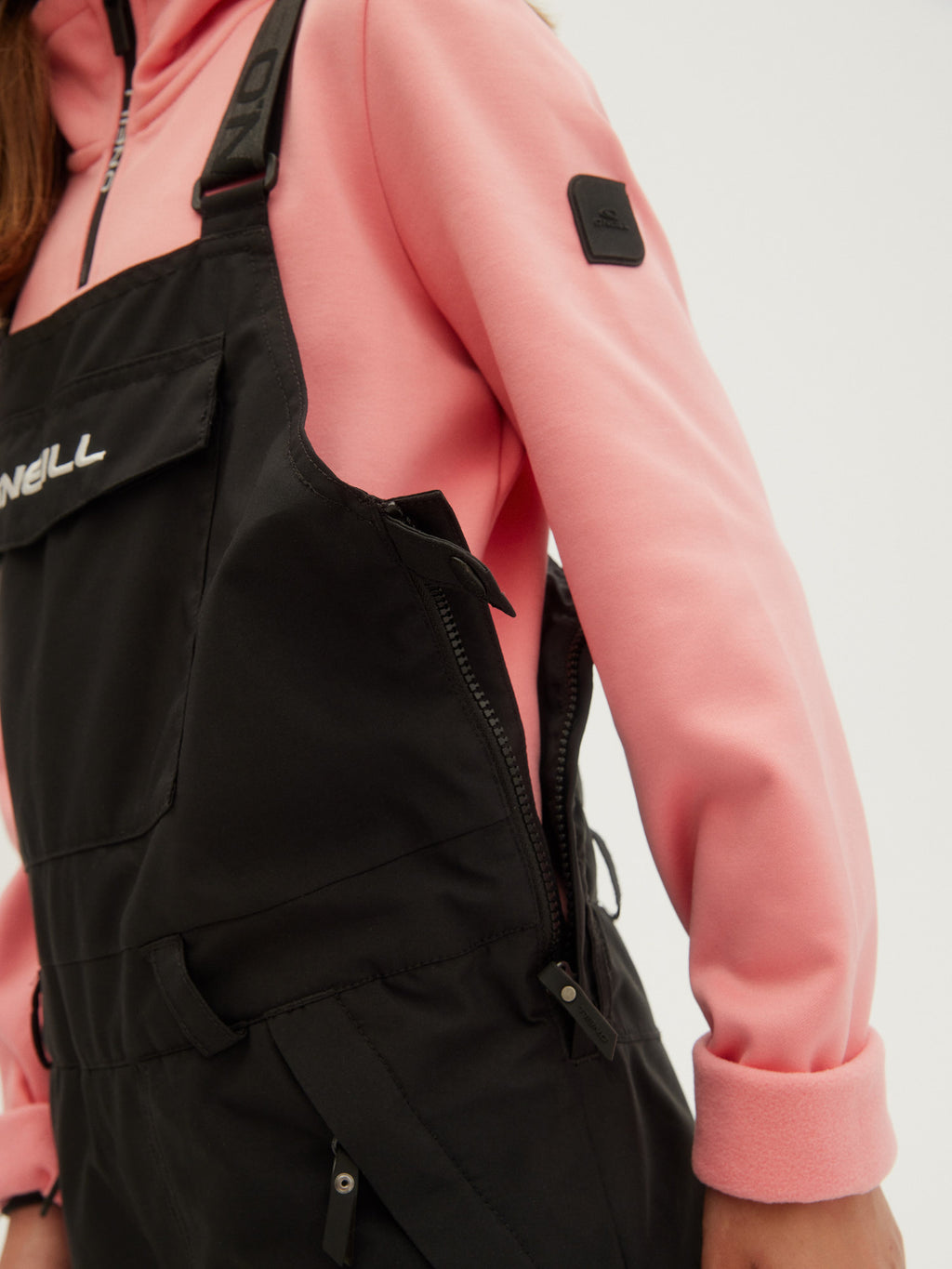 O'Neill Boys Bib Snow Pants in Black Out