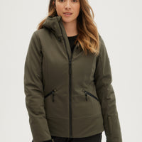 O'Neill Ladies Magmatic Jacket in Army Green