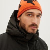 O'Neill Mens Reversible Logo Beanie in Rooibos Red