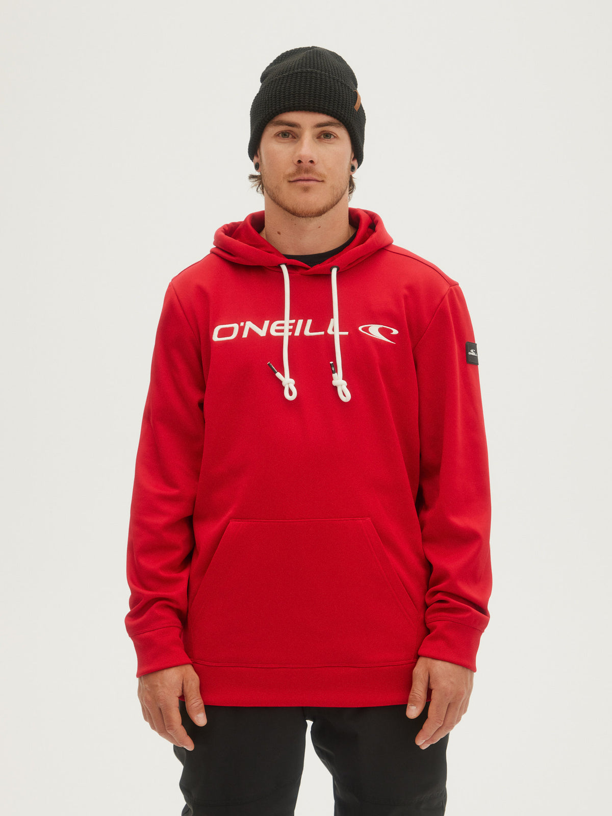 O'Neill Slope Hooded Fleece in Haute Red