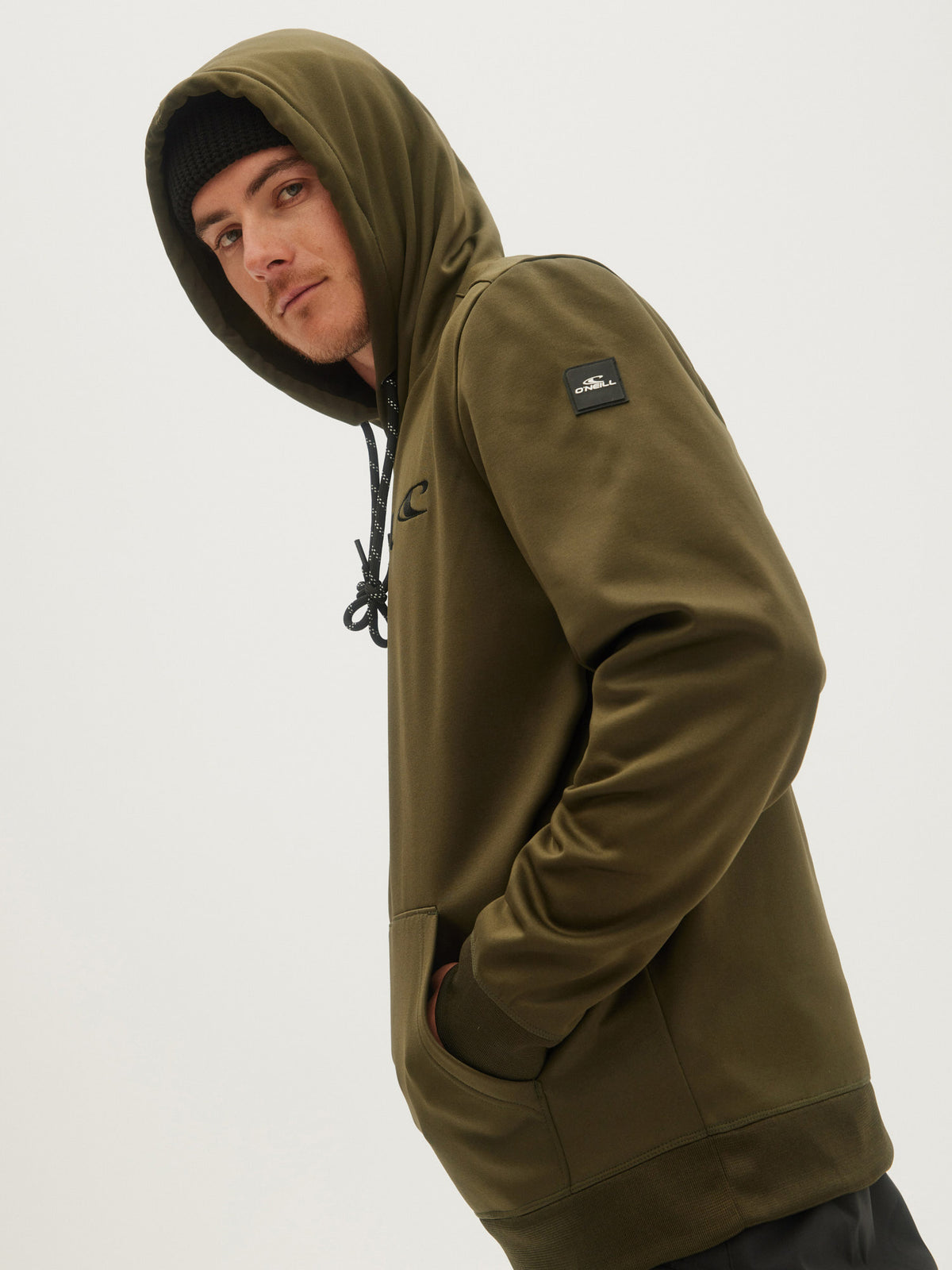 O'Neill Slope Hooded Fleece in Forest Night