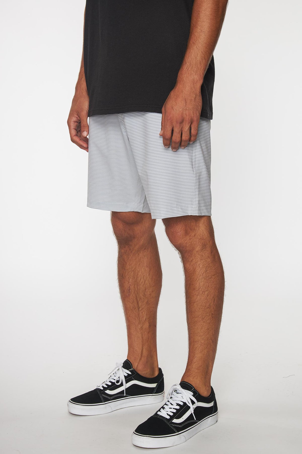 MENS STOCKTON STRIPE 19'' HYBRID SHORTS