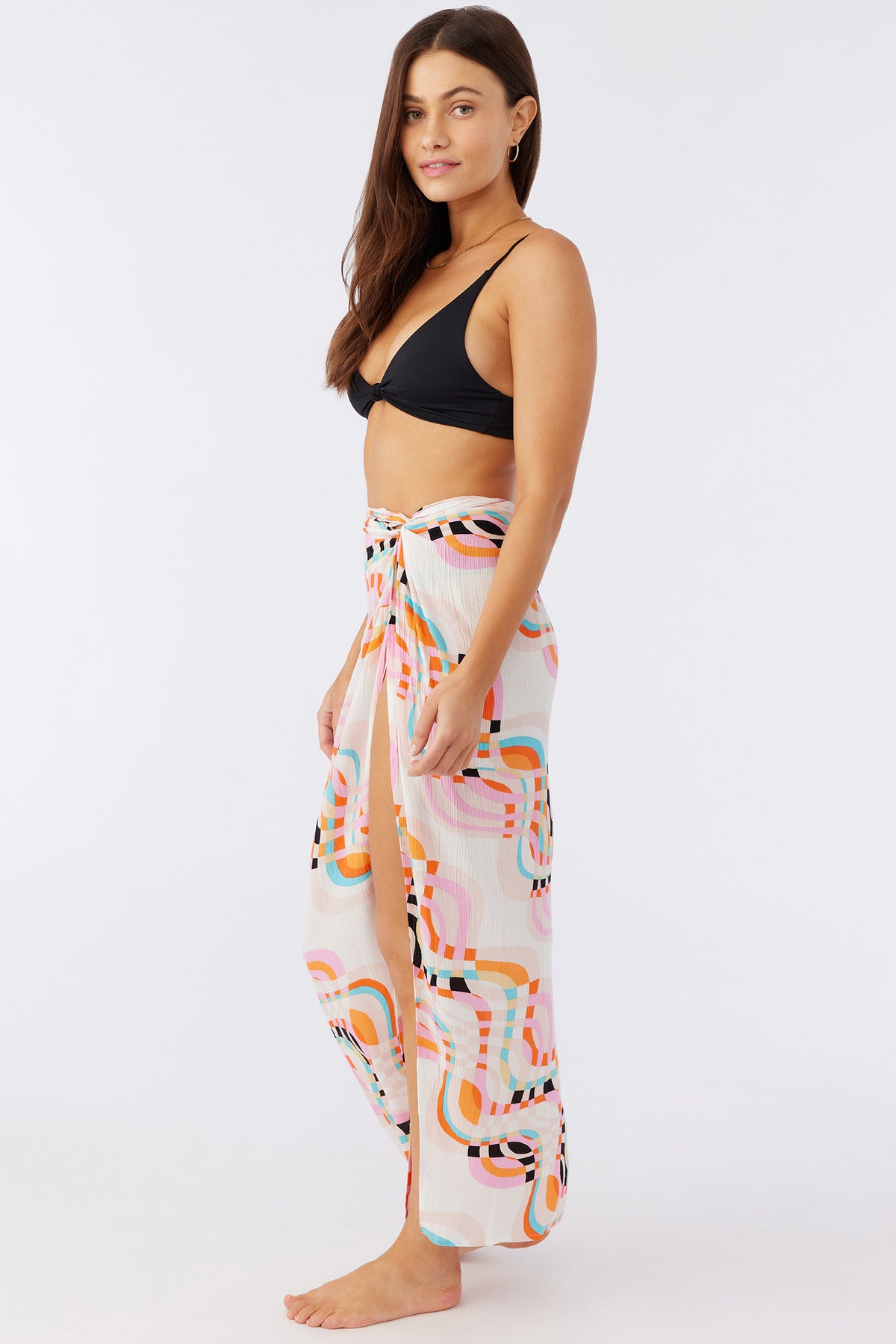 HANALEI PRINTED COVERUP SKIRT