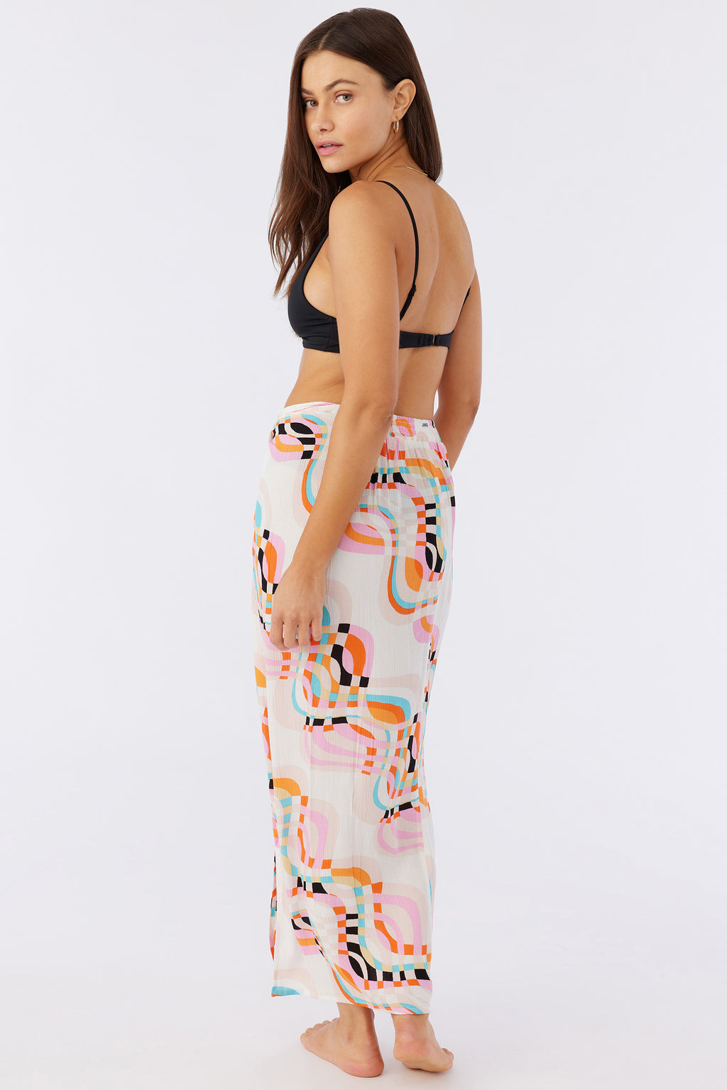 HANALEI PRINTED COVERUP SKIRT